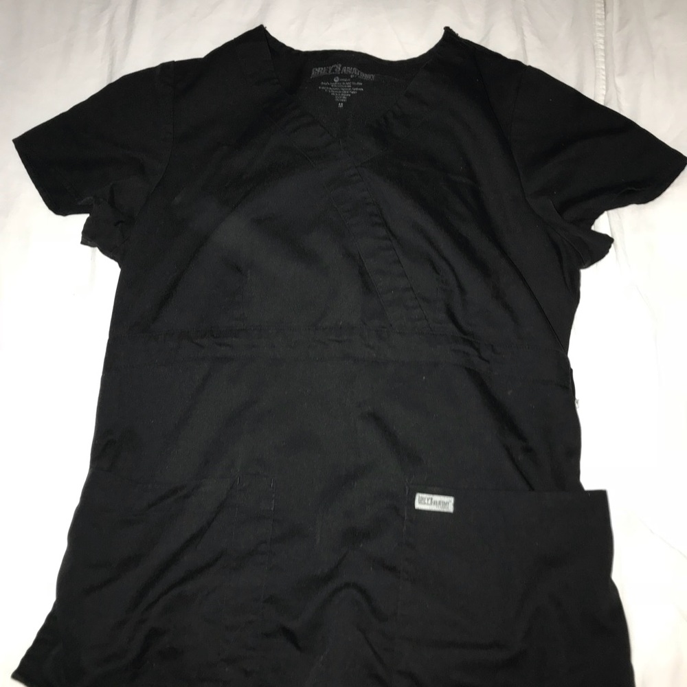 Grey’s Anatomy Black Top Scrub
